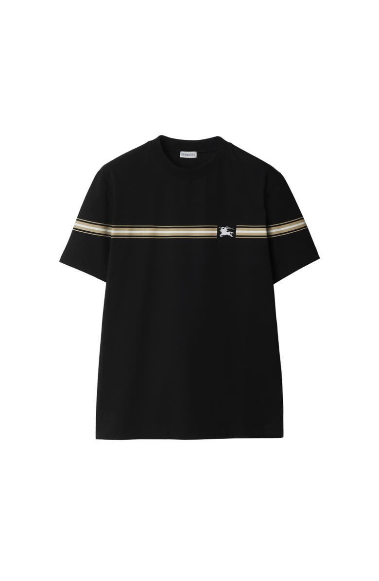Burberry Striped Cotton T-shirt, Alternate, color, 