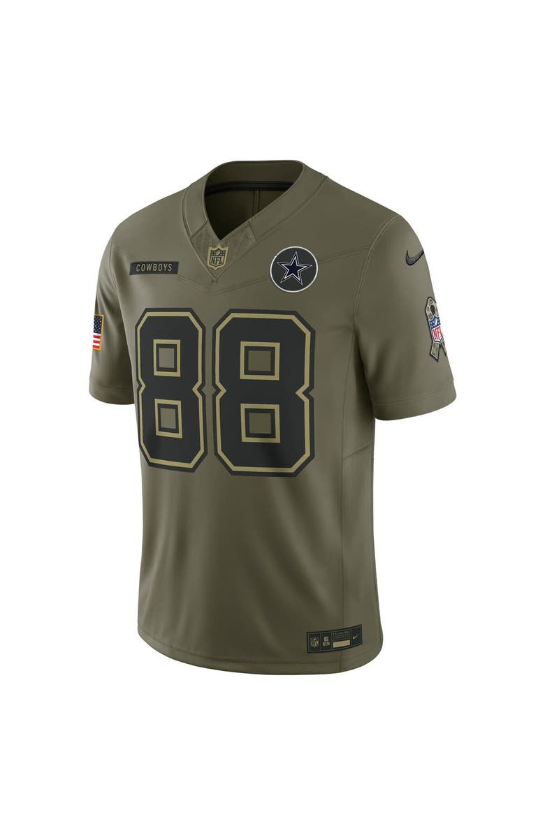 Nike Men's Nike CeeDee Lamb Olive Dallas Cowboys 2025 Salute to Service Limited Jersey, Alternate, color, Olive