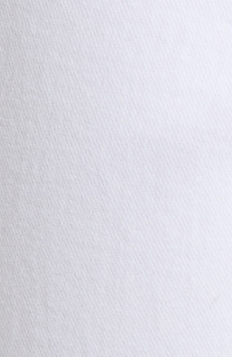 PAIGE Marlow High Waist Raw Hem Ankle Skimmer Flare Jeans, Alternate, color, Crisp White