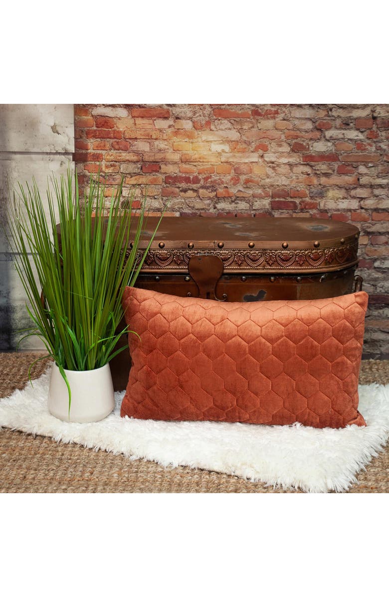 PARKLAND COLLECTION Bazyli Quilted Throw Pillow, Alternate, color,