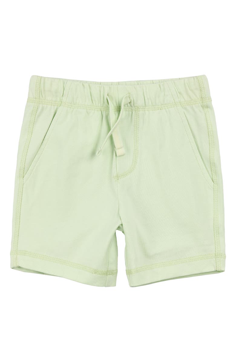 MILES THE LABEL Kids' Organic Cotton Jersey Drawstring Waist Shorts, Main, color, 