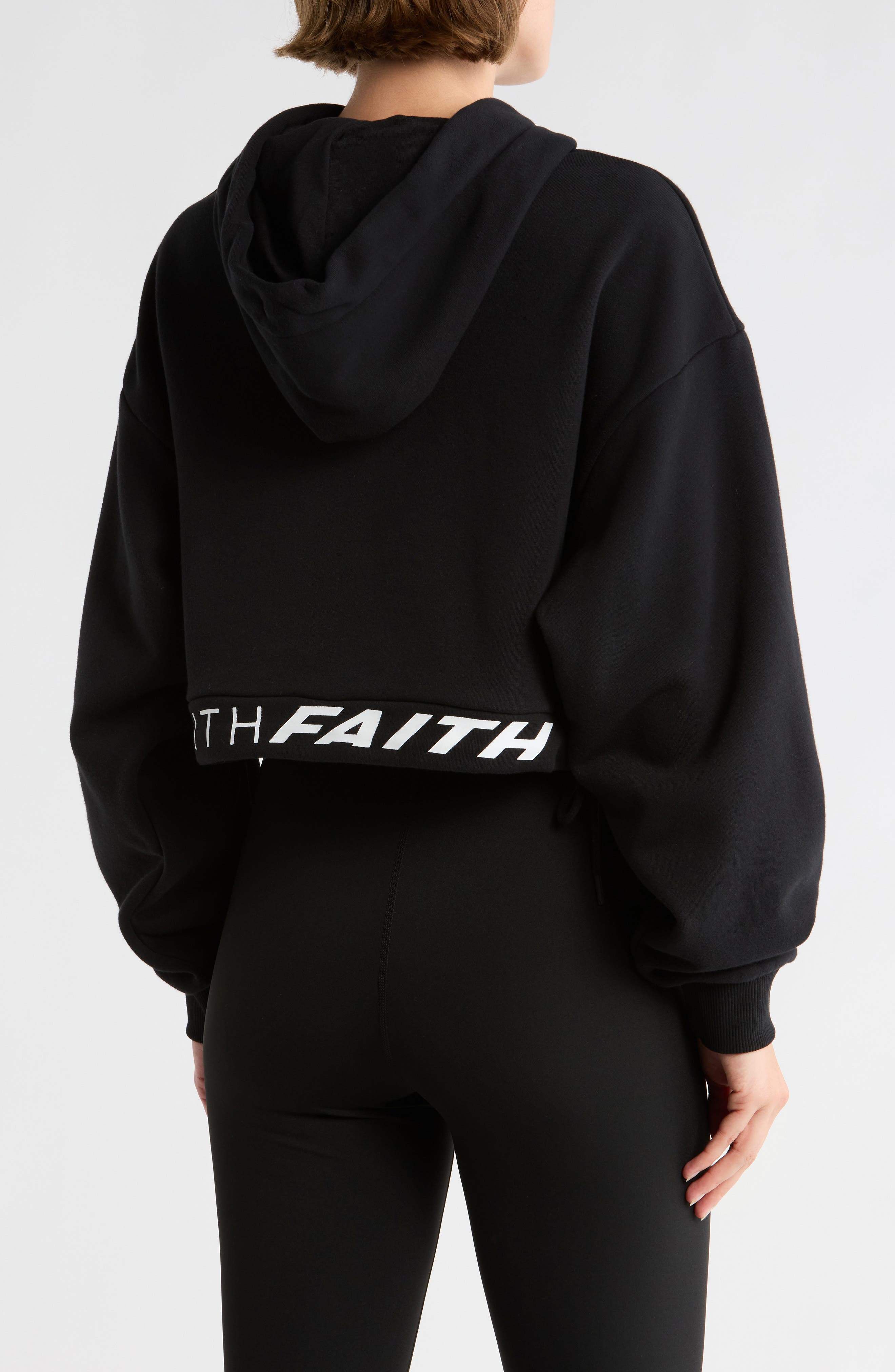 Faith Connexion Fleece Crop Hoodie (Women) | Nordstromrack