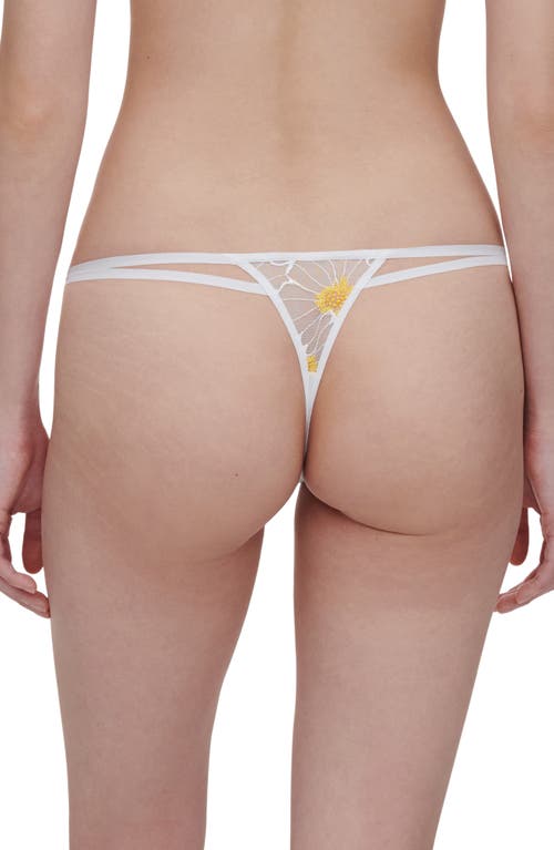 Shop Chantelle Pulp Embroidered Strappy Thong