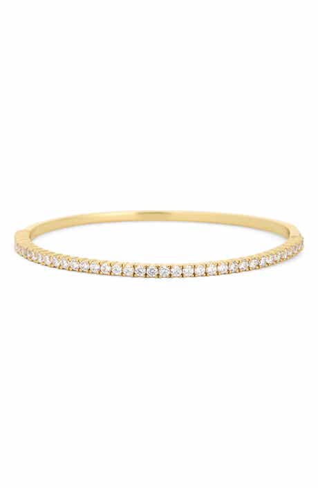 Electric Picks Cubic Zirconia Bangle Bracelet