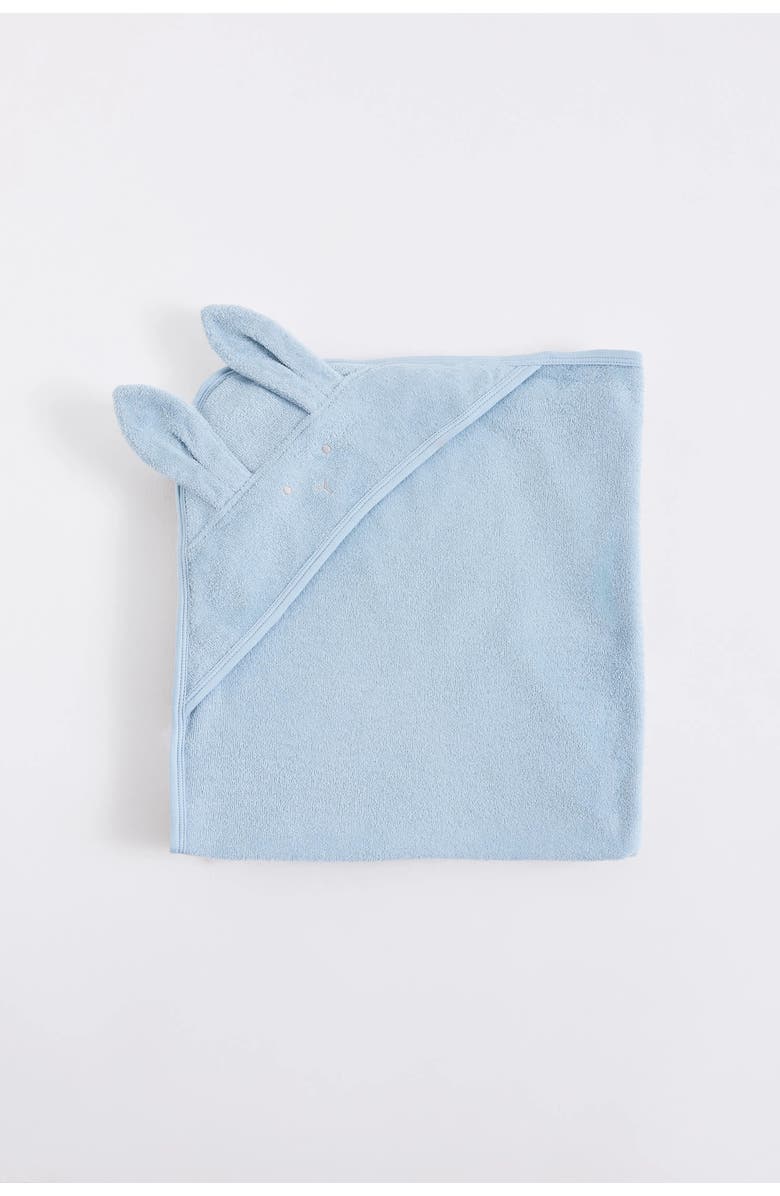 Babycottons Hoppers Small Hooded Towel, Main, color, 