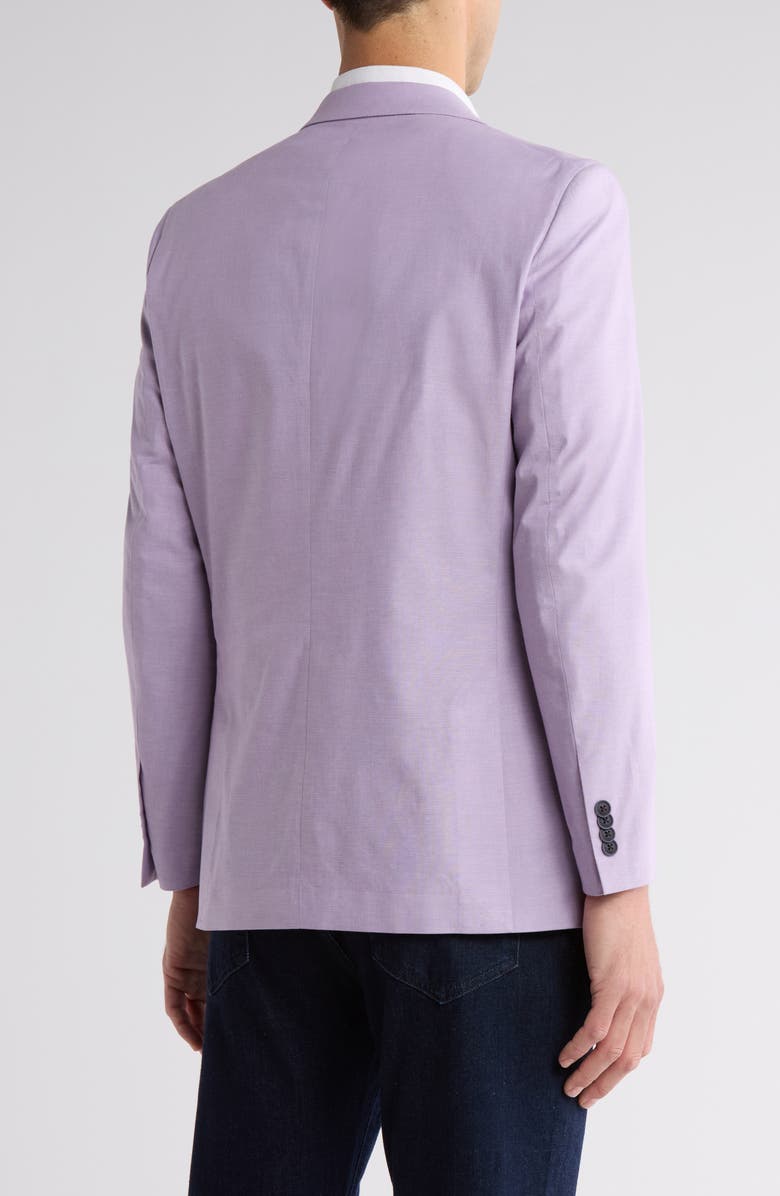 Nautica Purple Solid Stretch Cotton Sport Coat, Alternate, color, Purple