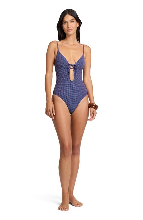 Soleil Tie Front One-Piece