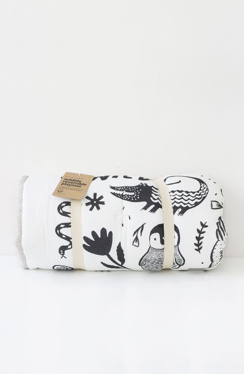 Wee Gallery Wildlife Reversible Playmat, Alternate, color, 