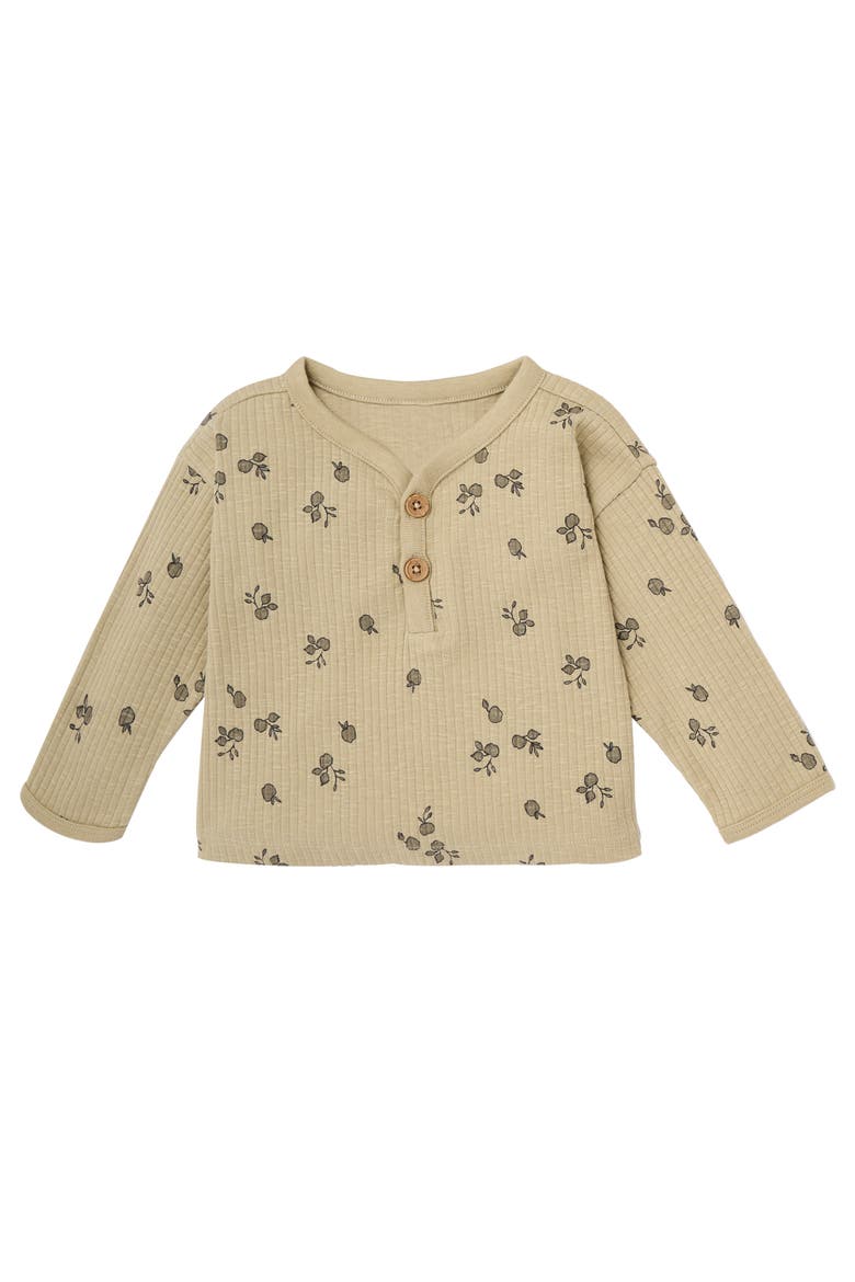 Henley Tops with Pants Set, Alternate, color, Olive Gray
