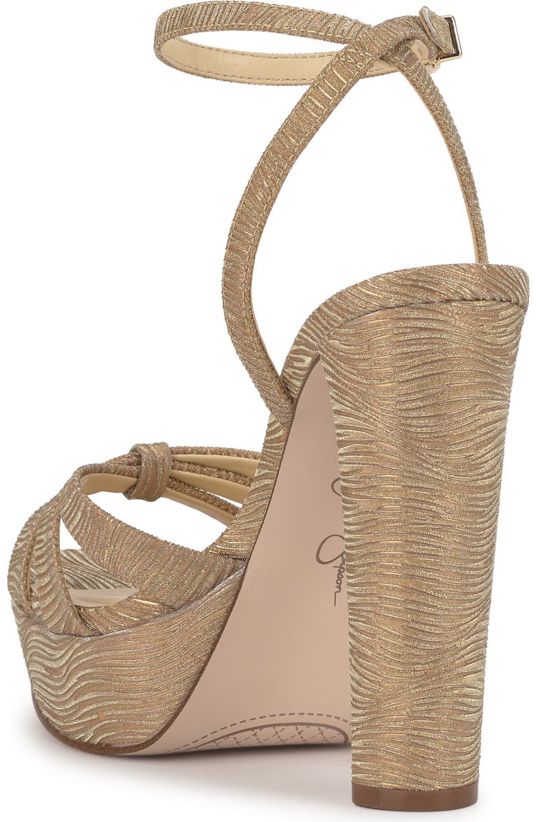 Jessica Simpson Ilaria Ankle Strap Platform Sandal, Alternate, color, Bronze