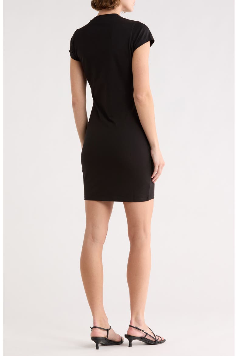 Nalix T-Shirt Dress, Alternate, color, BLACK