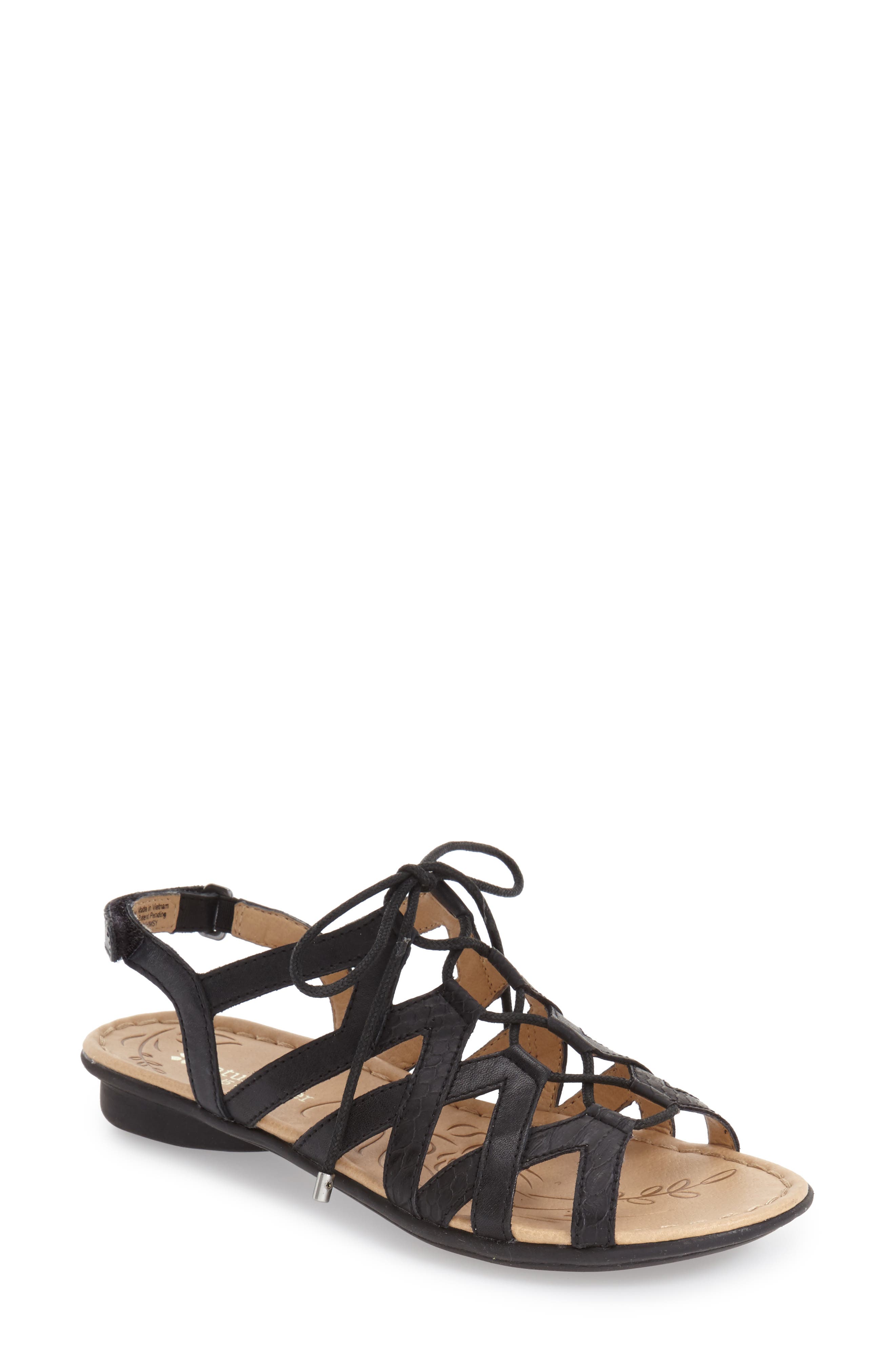 Naturalizer 'Whimsy' Ghillie Sandal, Alternate, color, 