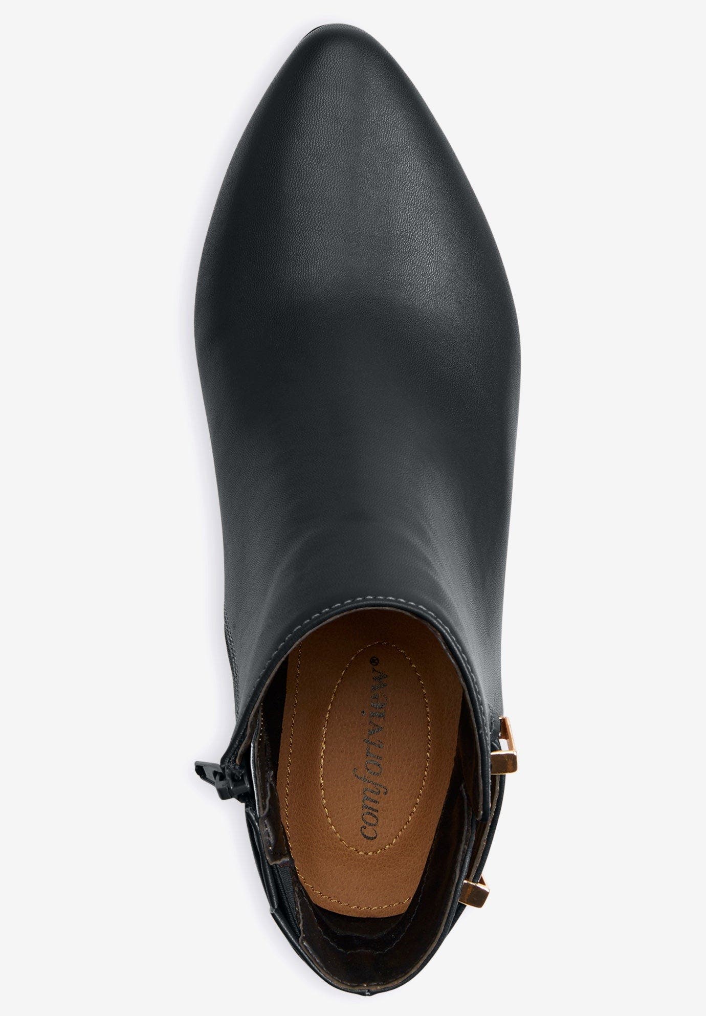 Comfortview The Decima Bootie, Alternate, color, Black