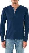 Faherty Surplus Long Sleeve Organic Cotton Waffle Henley