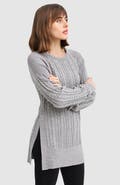 Belle & Bloom At Last Cable Knit Jumper with Slit