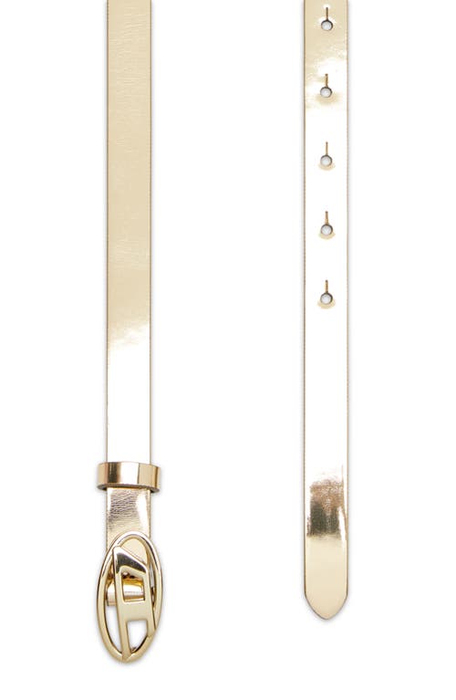 Diesel Oval Logo Belt Adjustable Length In Neutral