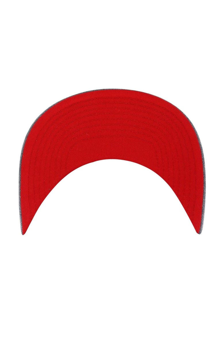 Men's '47 Charcoal Boston Red Sox Slate Trucker Snapback Hat, Alternate, color, Charcoal