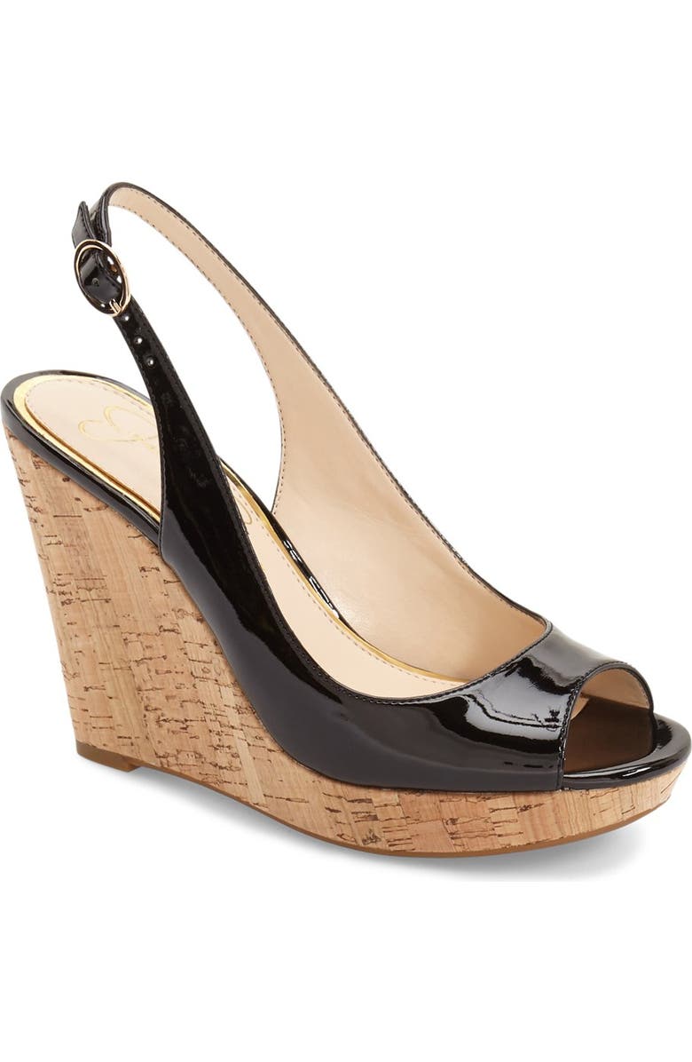 Jessica Simpson 'Jeniri' Platform Slingback Peep Toe Sandal, Main, color,
