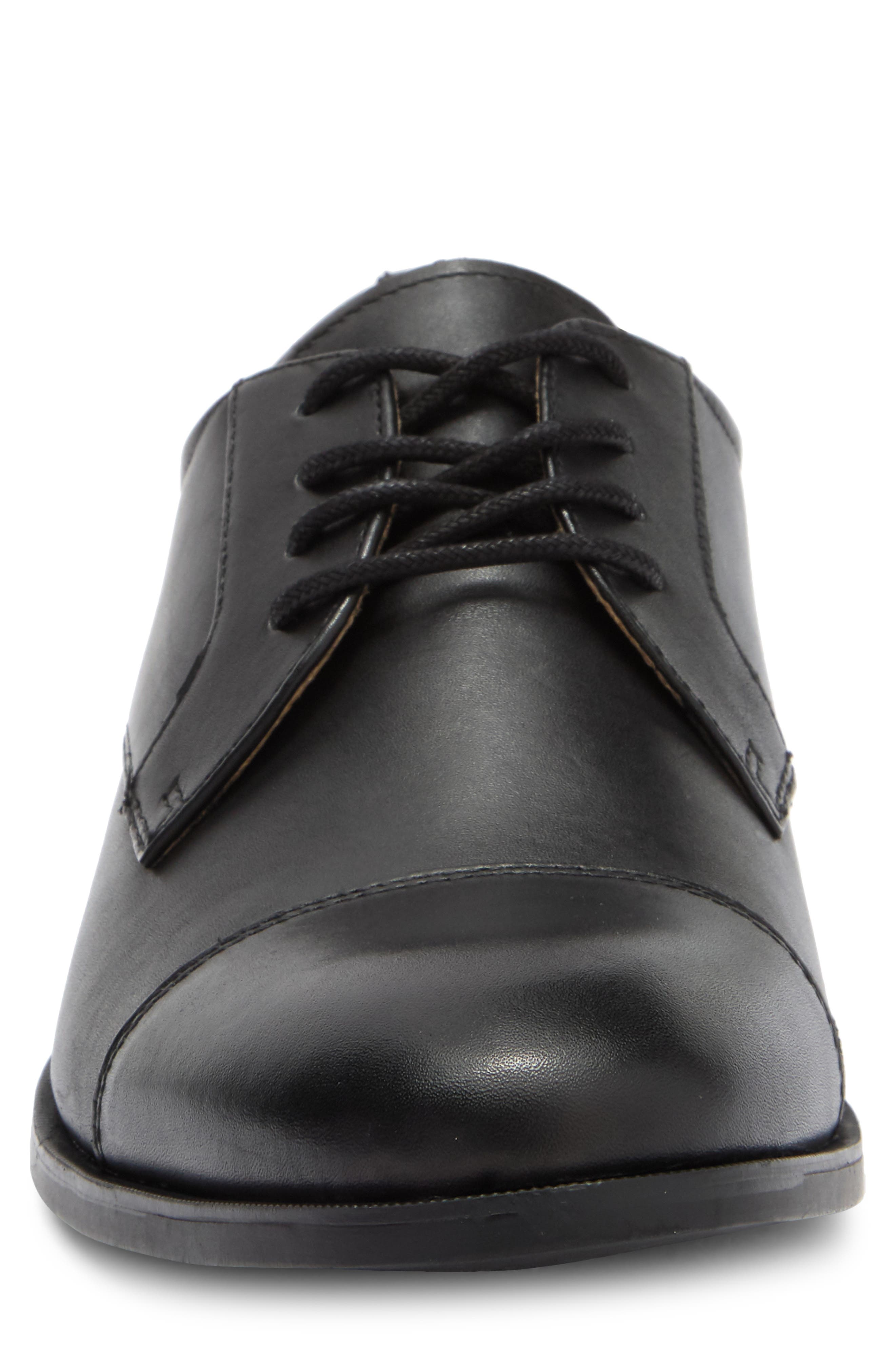 Steve Madden Islin Cap Toe Derby, Alternate, color, Black