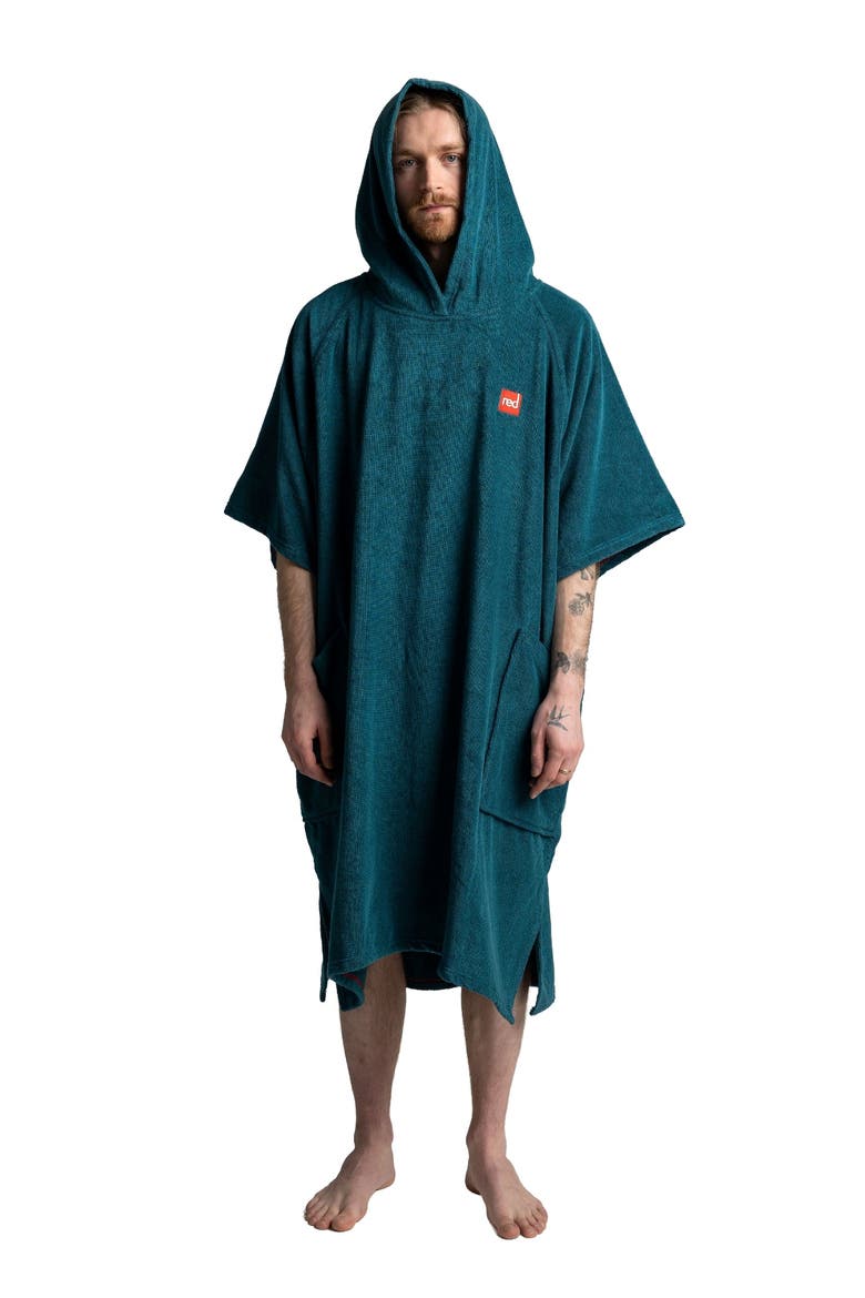 Poncho Towel Change Robe, Alternate, color, Deep Teal