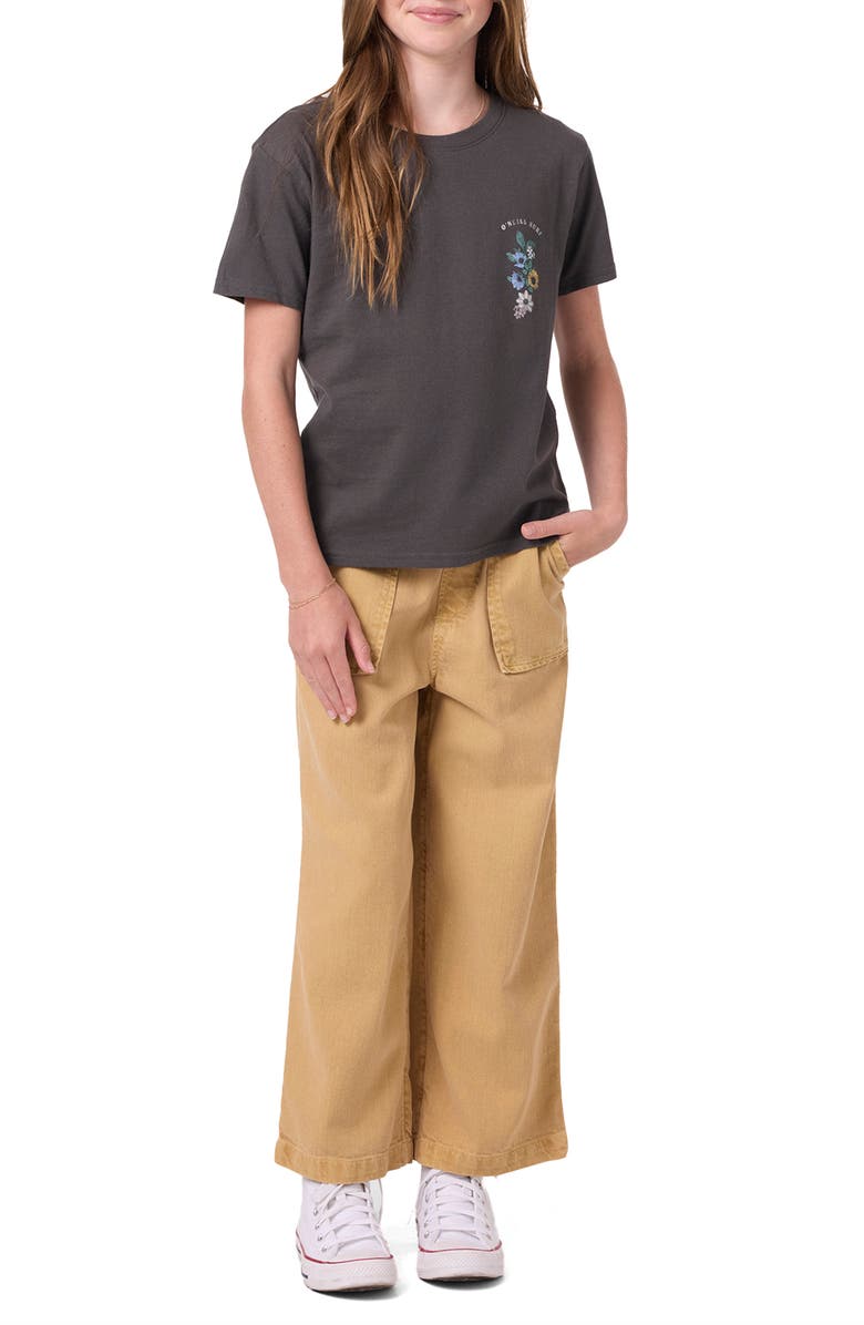 O'Neill Kids' Angie Floral Graphic T-Shirt, Alternate, color, 