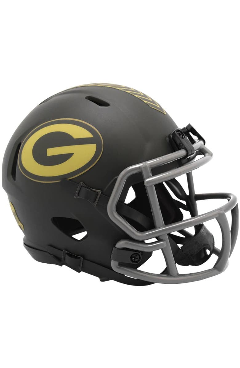 RIDDELL Green Bay Packers 2025 Salute to Service Mini NFL Football Helmet, Main, color, Team Color