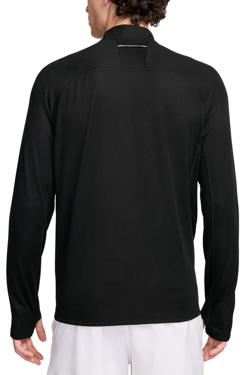 Nike Dri-FIT Half Zip Midlayer Trail Top, Alternate, color, Black/ Summit White