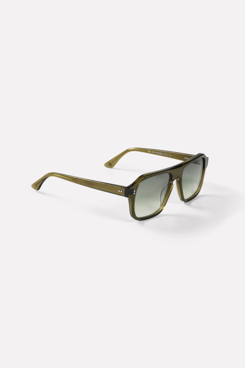 Pano Sunglasses, Alternate, color, Army Green / Green Gradient