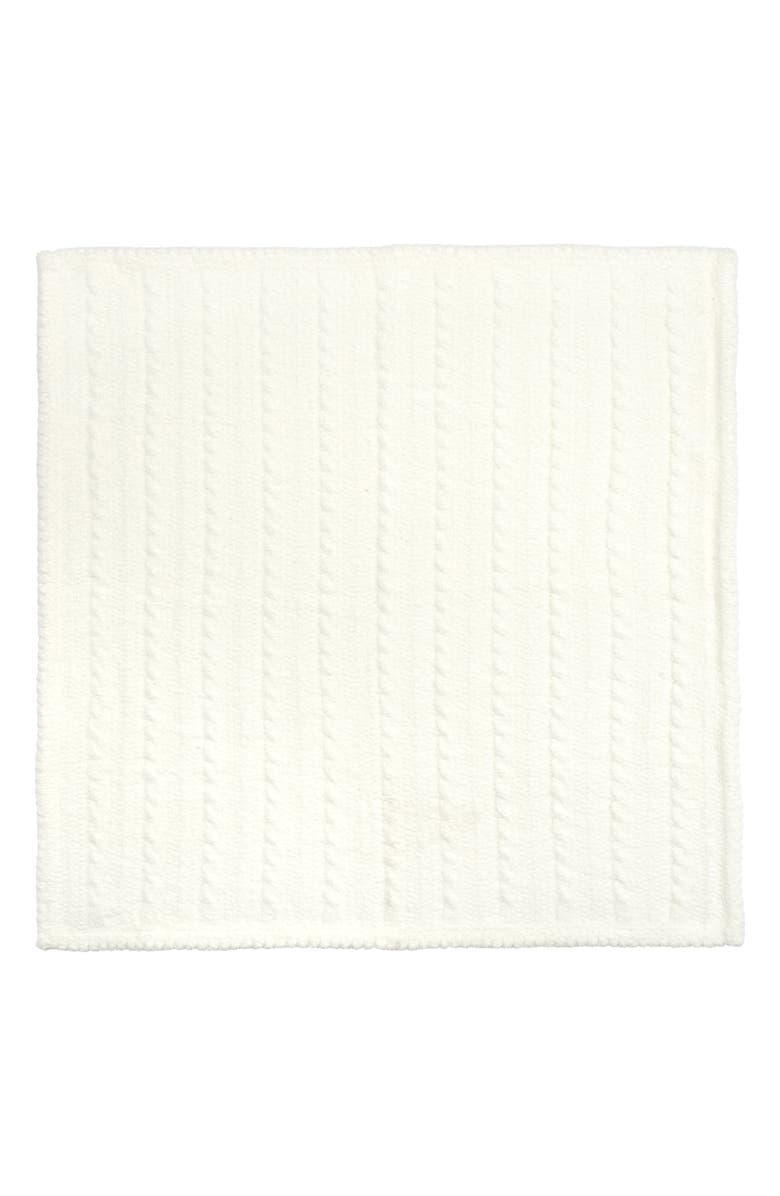 Kashwére Baby Blanket - Baby Cable - Chenilla Classic, Main, color, Creme