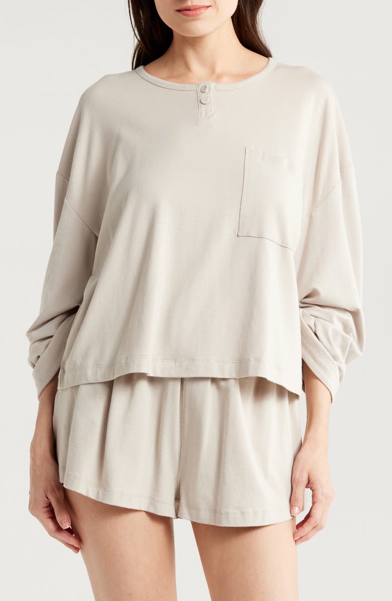 Lunya Slumberknit<sup>™</sup> Pajamas, Alternate, color, Snta Mn