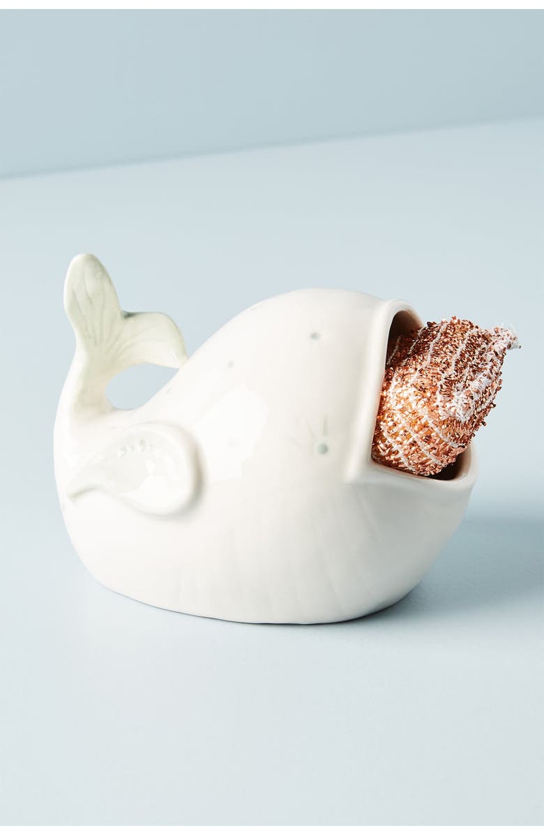 Anthropologie Home Anthropologie Stoneware Whale Sponge Caddy, Main, color,