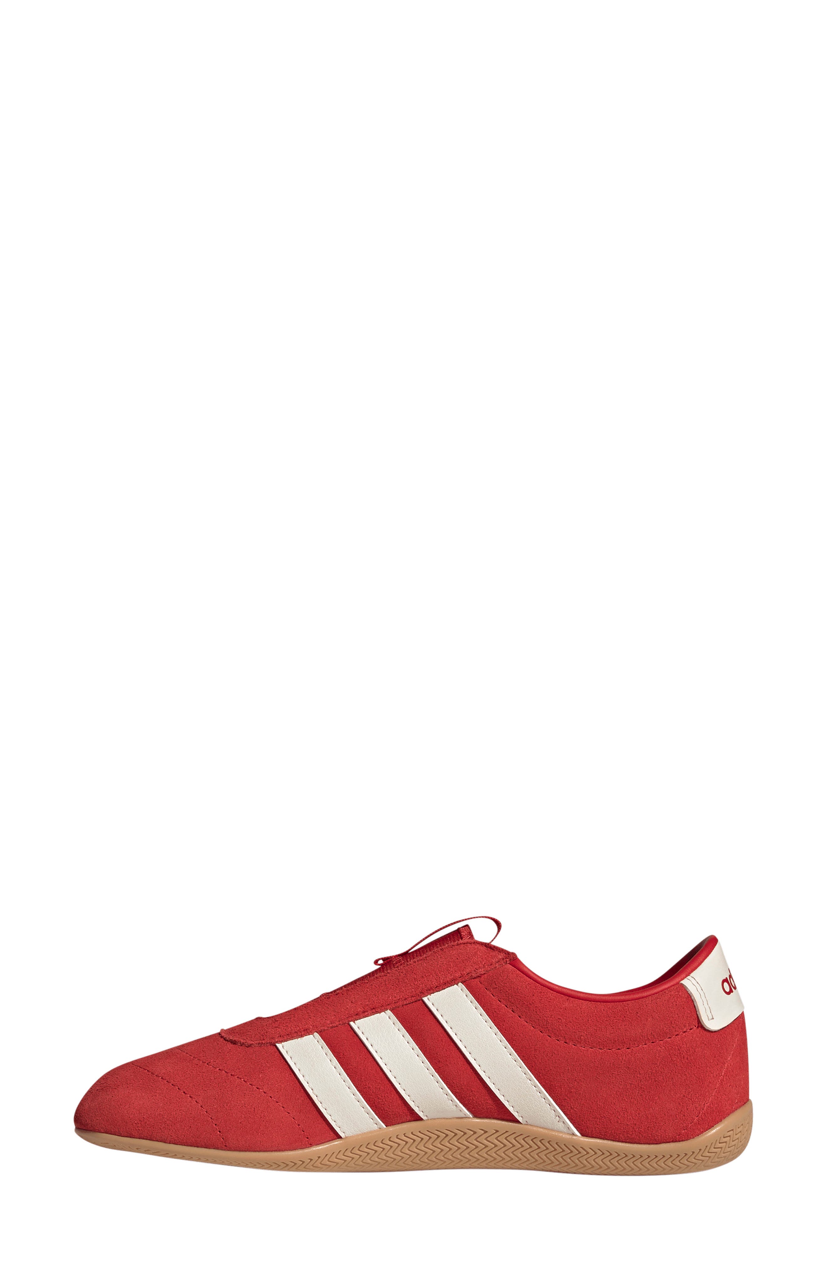 adidas Grand Court Lo Slip Sneaker, Alternate, color, Scarlet/ Off White/ Gum 3