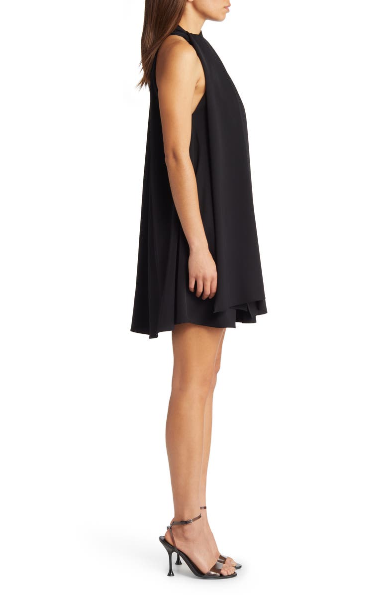 Black Halo Henna Cocktail Minidress, Alternate, color,