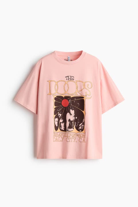 Oversized Print-motif T-shirt