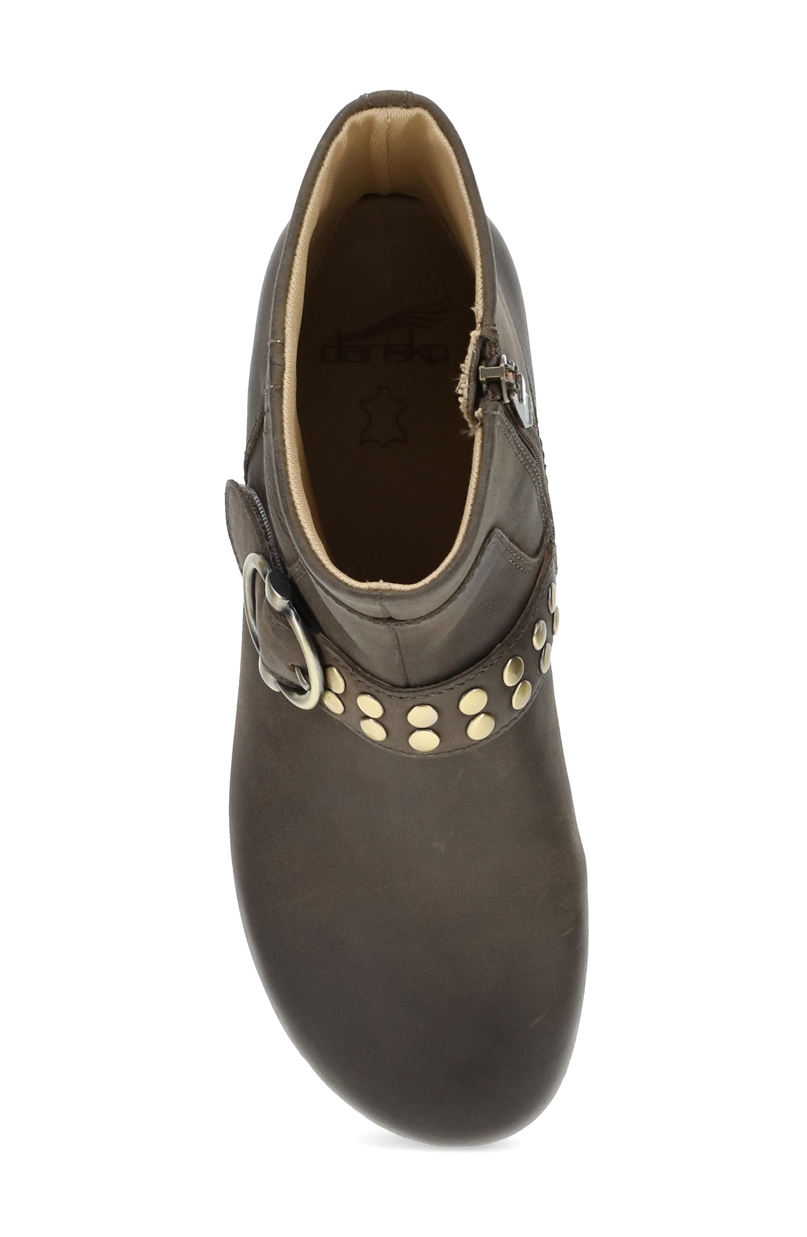 Baylin Leather Bootie, Alternate, color, MUSHROOM