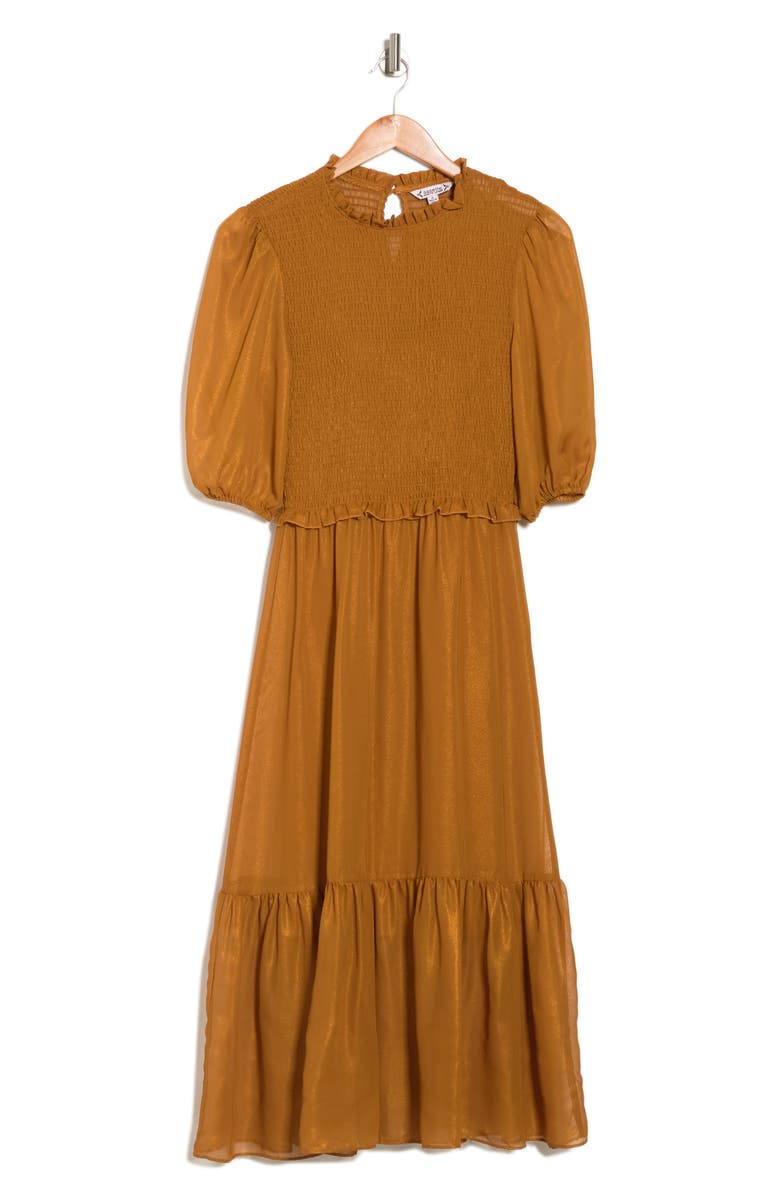 Nanette Lepore NANETTE NANETTE LEPORE Puff Sleeve Midi Dress, Alternate, color,
