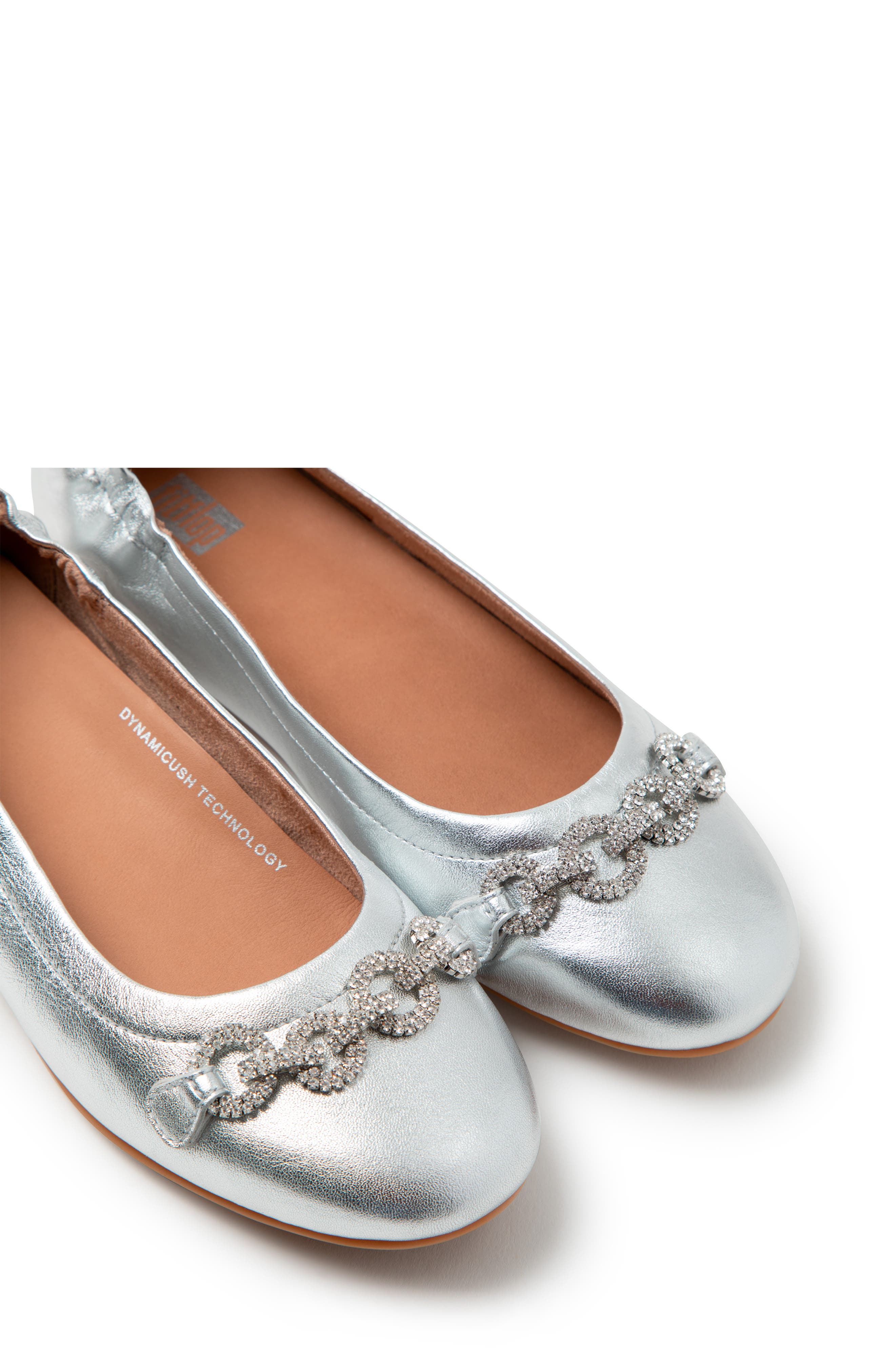 Allegro Sparkle Ballet Flat, Alternate, color, SILVER