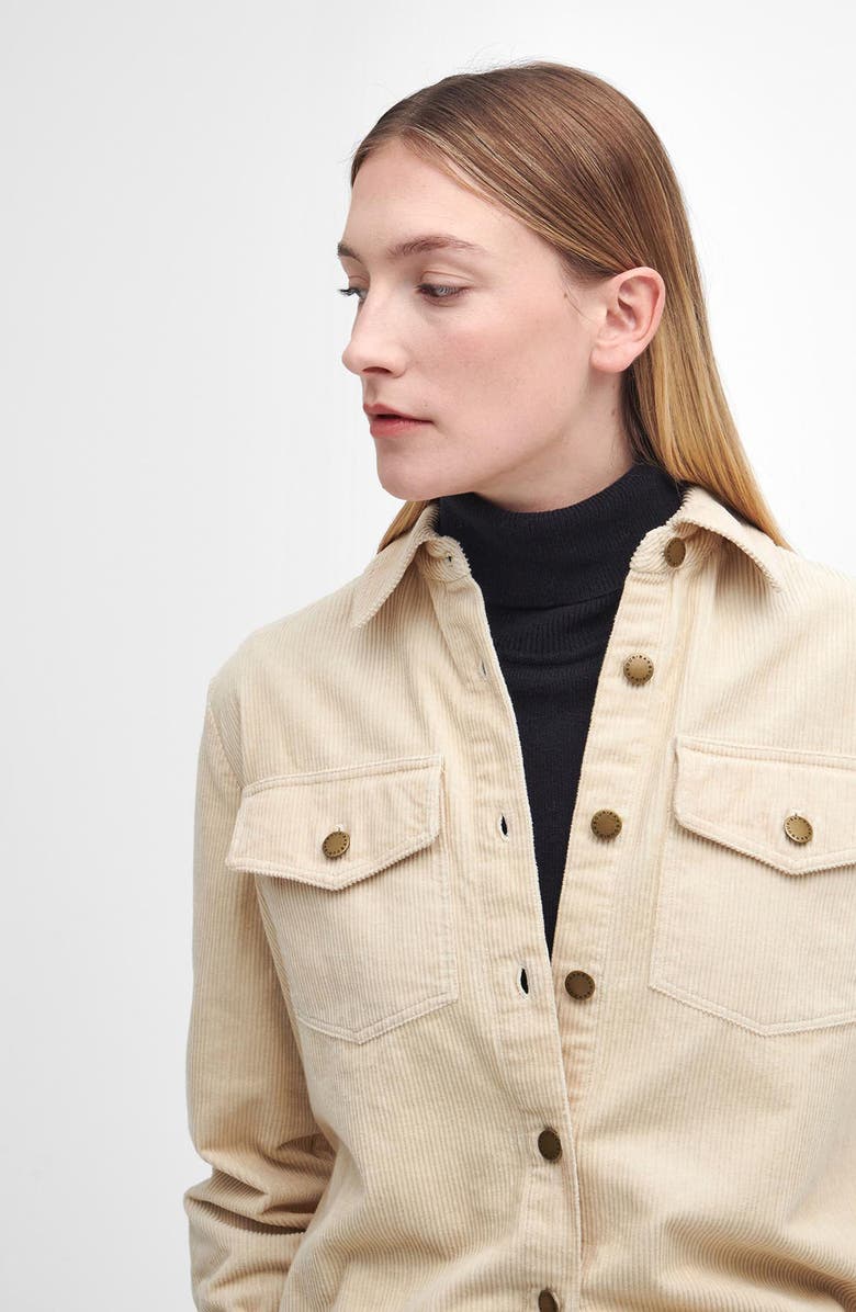 Barbour Anya Cotton Corduroy Button-Up Shirt, Alternate, color,