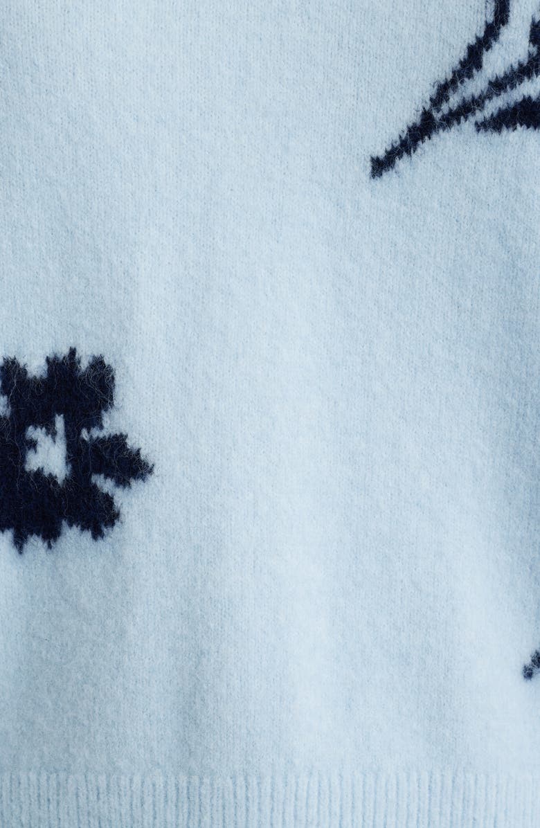 Rails Anise Floral Crewneck Sweater, Alternate, color, Winter Blue Floral