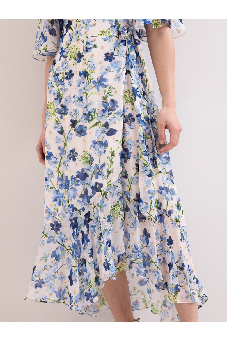 Juliette Midi Wrap Dress, Alternate, color, Cream