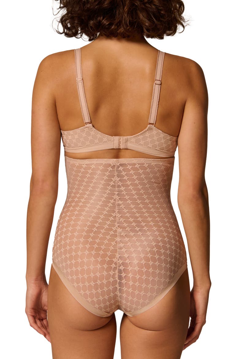 Plume Embroidered Molded Underwire Bra, Alternate, color, PEAU ROSE