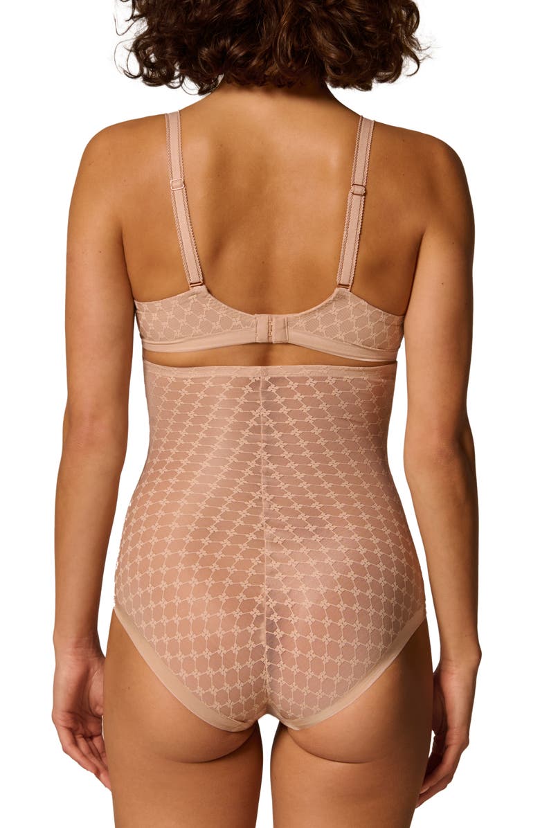 Simone Perele Plume Embroidered Molded Underwire Bra, Alternate, color, Peau Rose