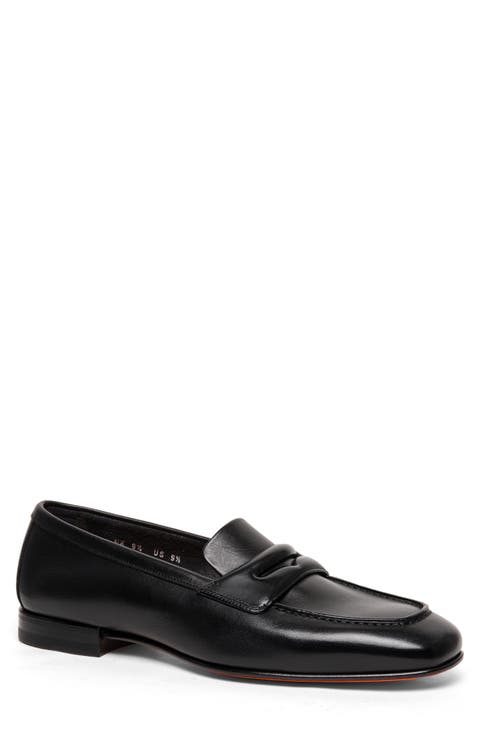 Puffy Penny Stap Vamp Loafer (Men)