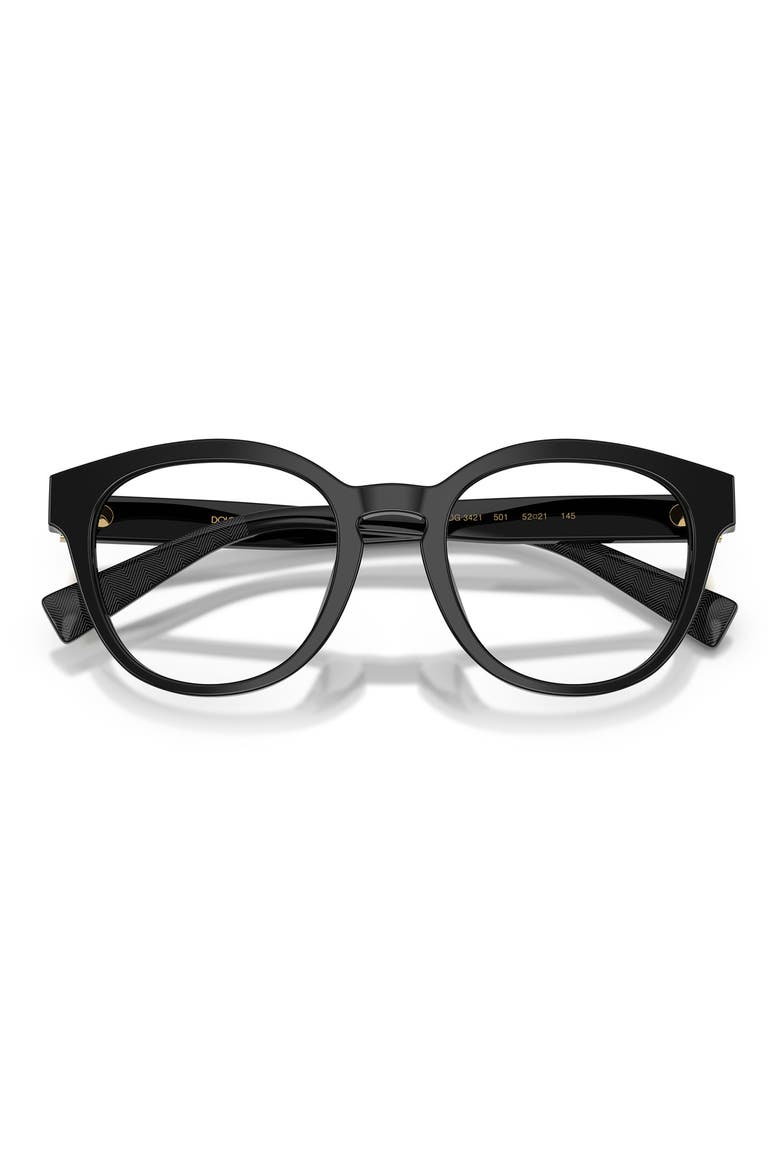 50mm Phantos Optical Glasses, Alternate, color, BLACK