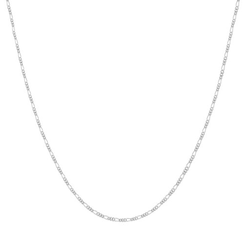 Donatello Gian Sterling Silver 2mm Figaro Necklace
