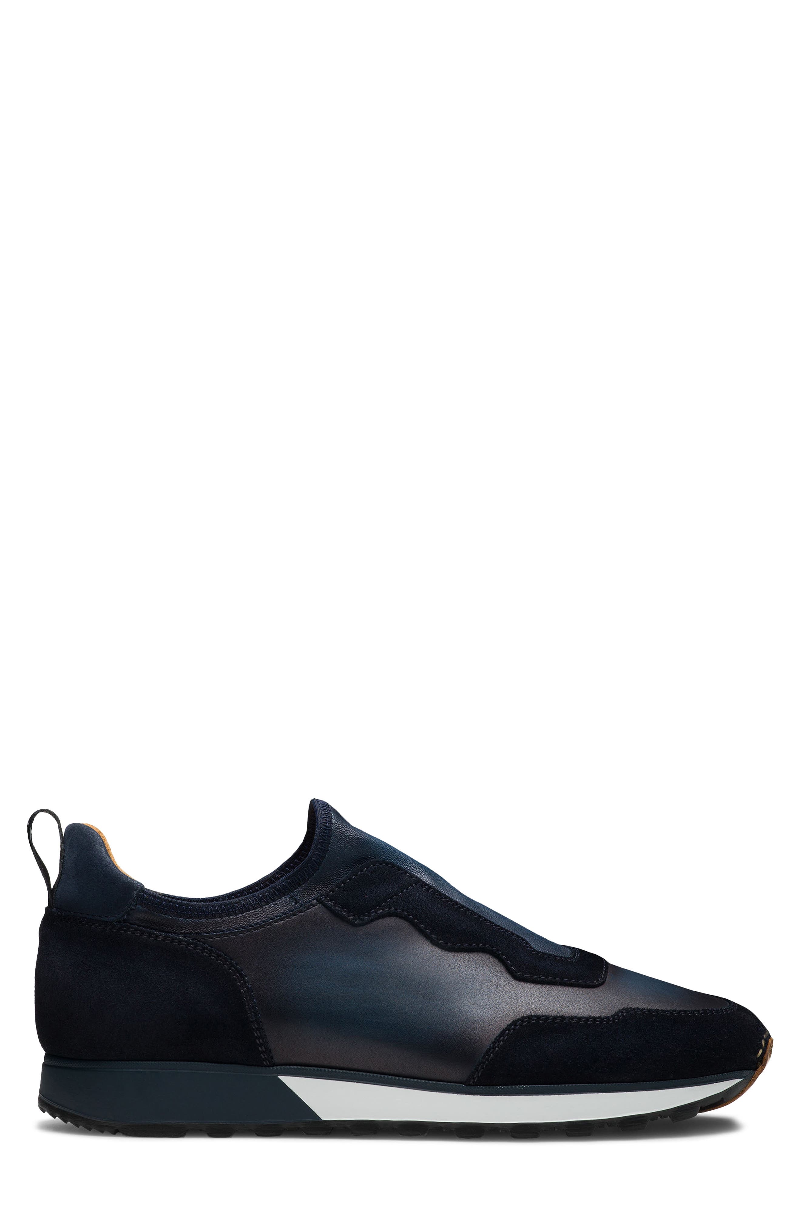 Magnanni Arco Slip-On Sneaker, Alternate, color, Navy