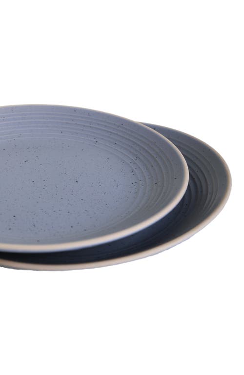 Stone Lain Lauren Stoneware 16-piece Dinnerware Set In Gray