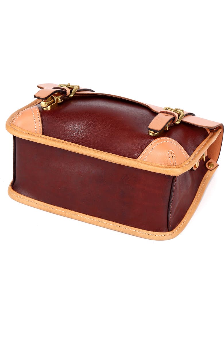 OLD TREND Alder Leather Mini Satchel, Alternate, color, Brown