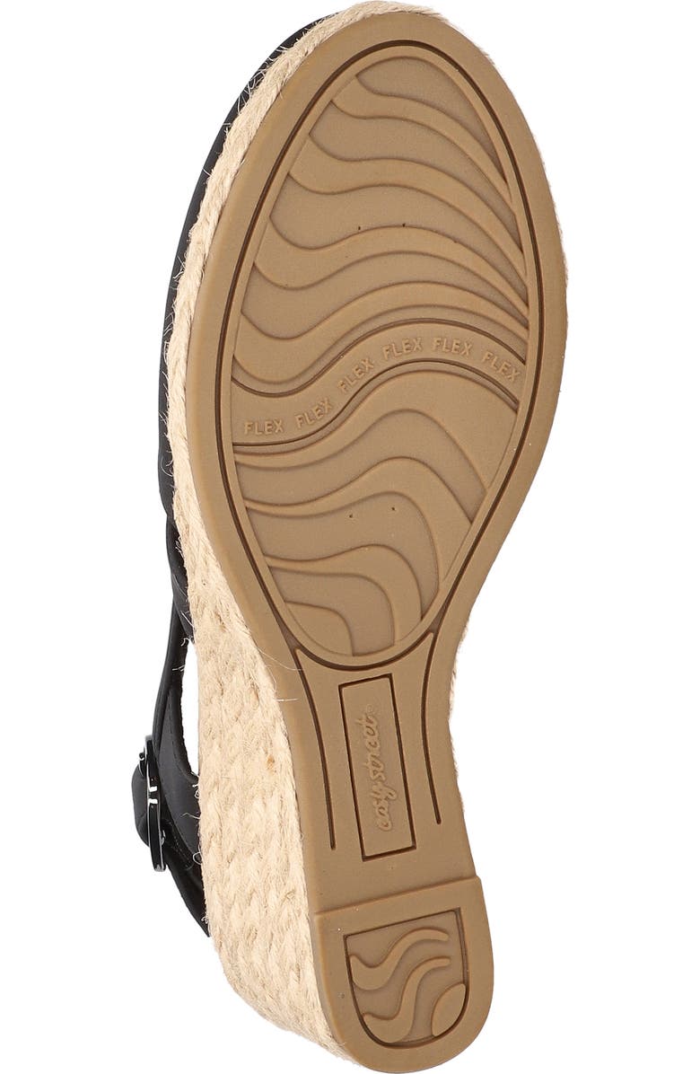 EASY STREET Stargaze Espadrille Wedge Pump, Alternate, color, Black