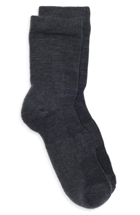 Merino Wool Blend Crew Socks